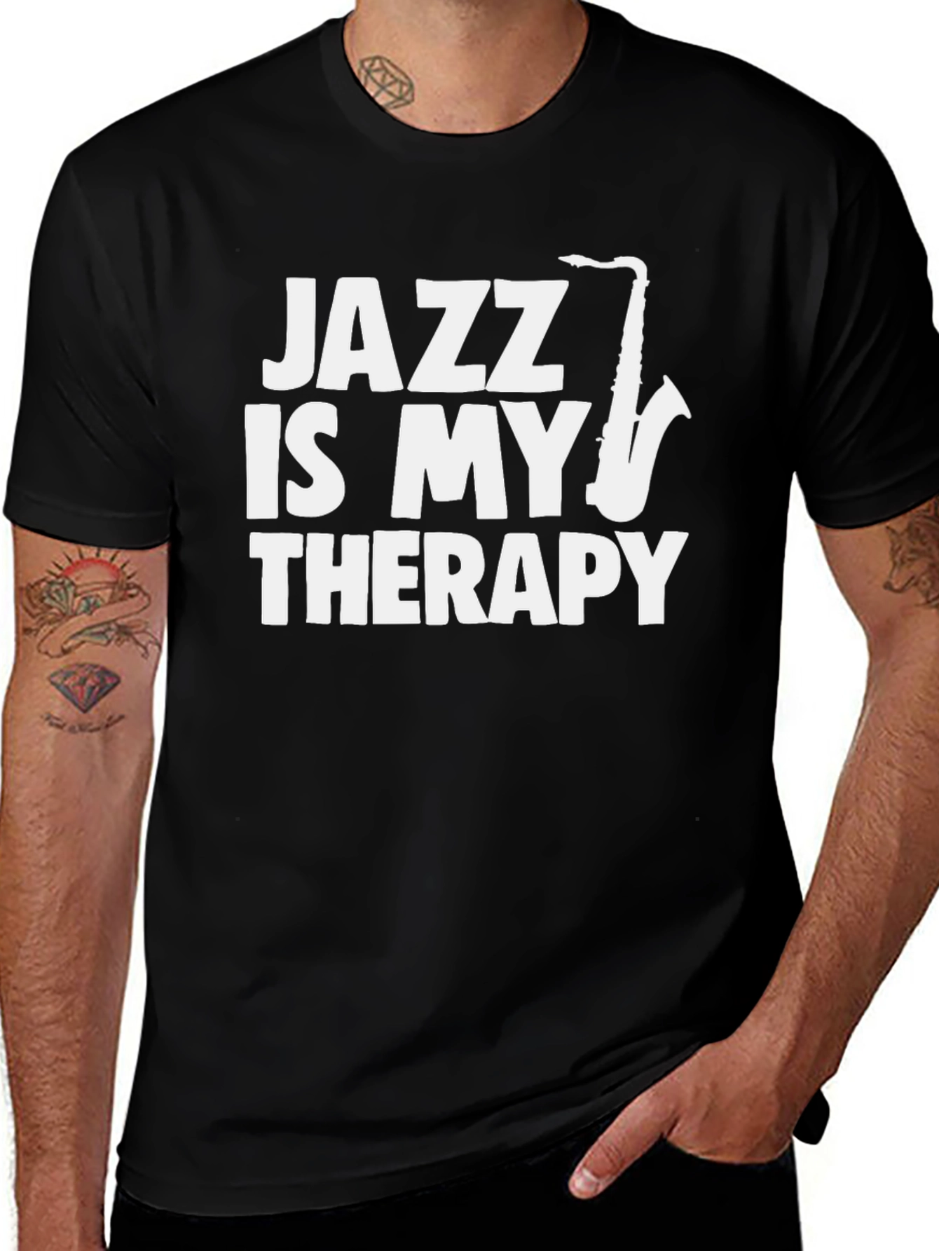 Jazz is My Therapy Graphic Tee