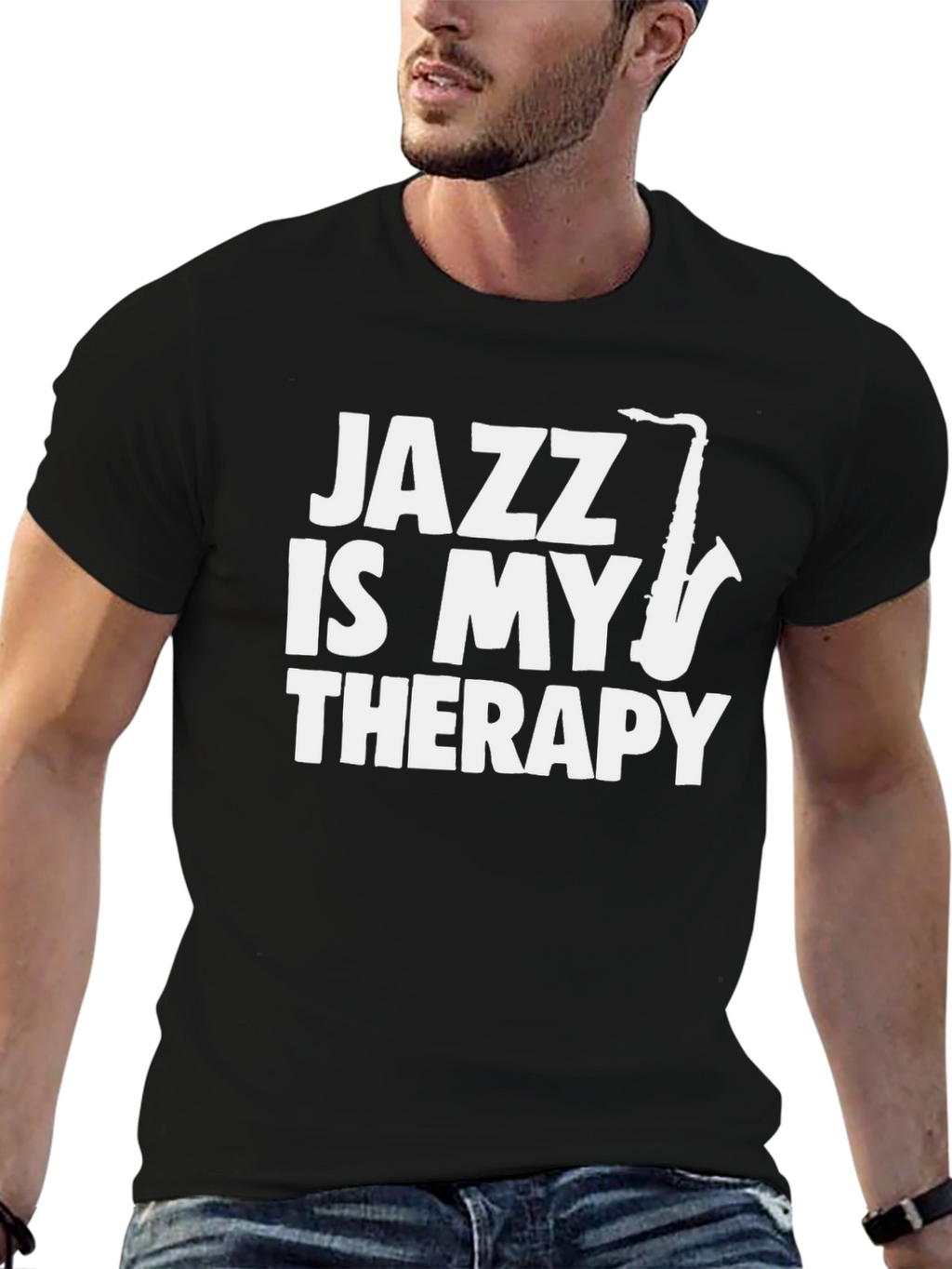 Jazz is My Therapy Graphic Tee