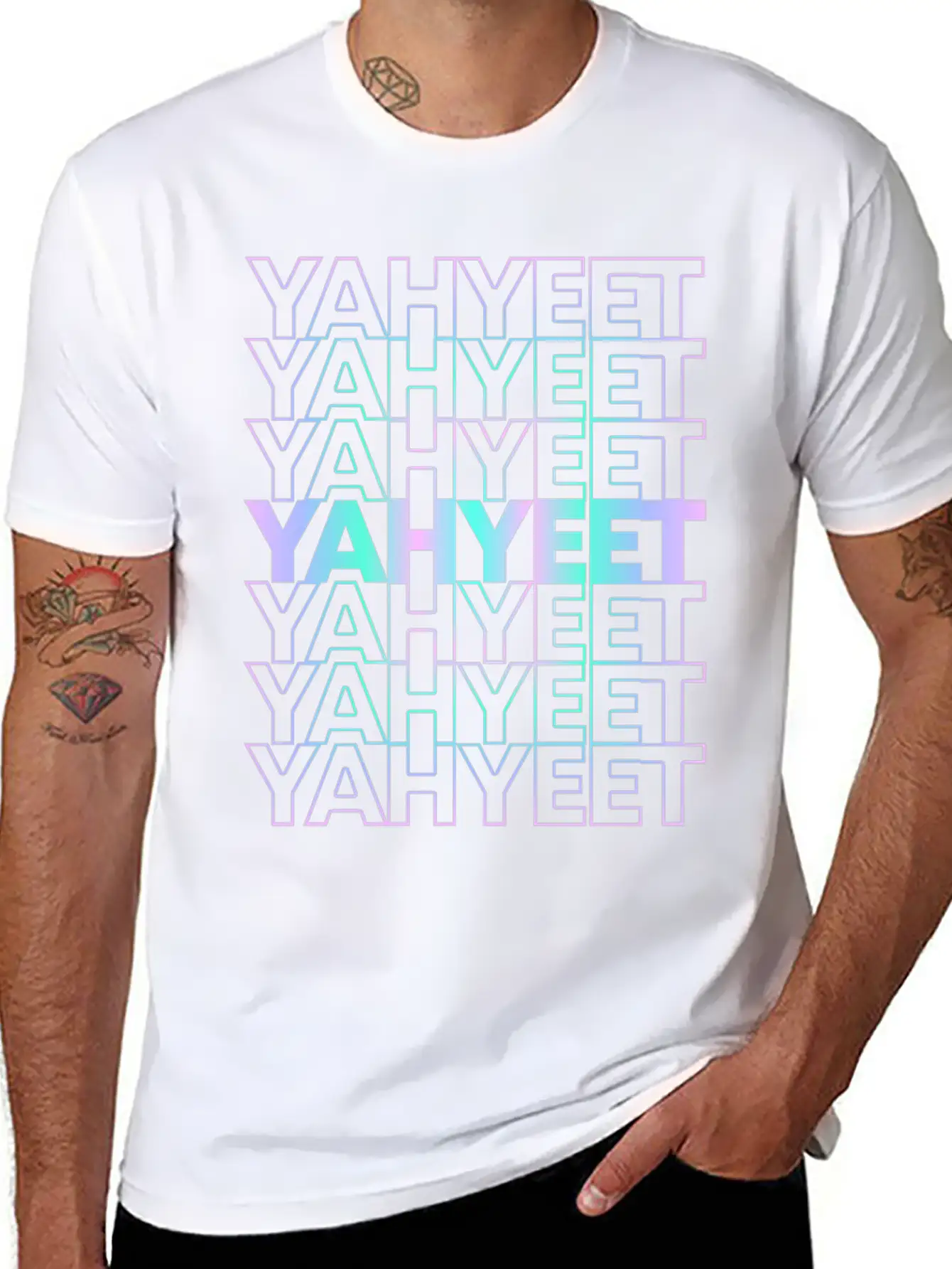 Yah Yeet Streetwear Unisex Casual T-Shirt – Clean Design For Daily Comfort