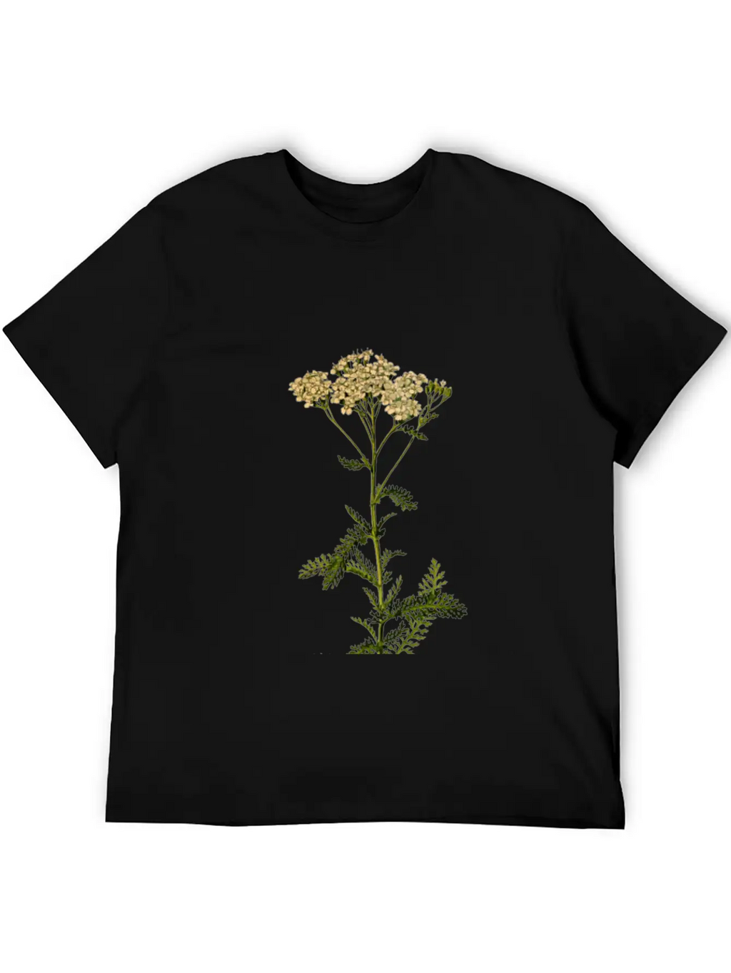 Yarrow (detailed) Unisex Short Sleeve Soft Cotton T-Shirt – Casual Everyday Wear