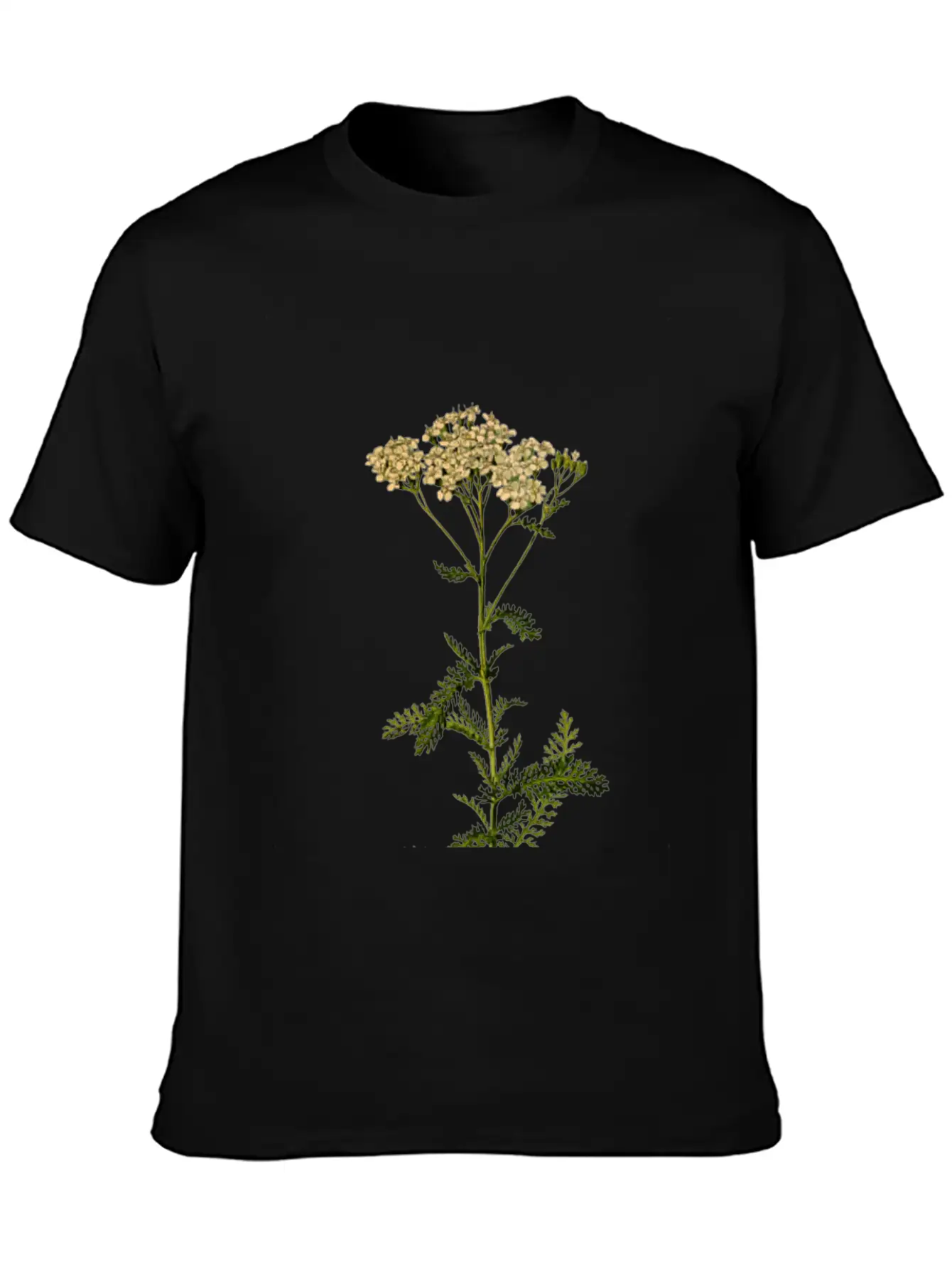 Yarrow (detailed) Unisex Short Sleeve Soft Cotton T-Shirt – Casual Everyday Wear