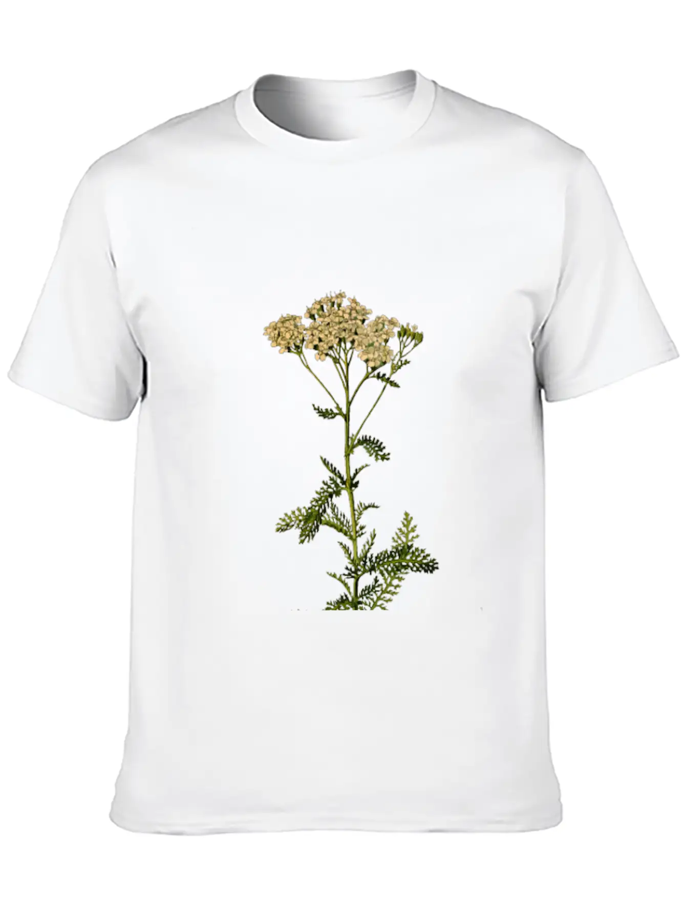 Yarrow (detailed) Unisex Short Sleeve Soft Cotton T-Shirt – Casual Everyday Wear