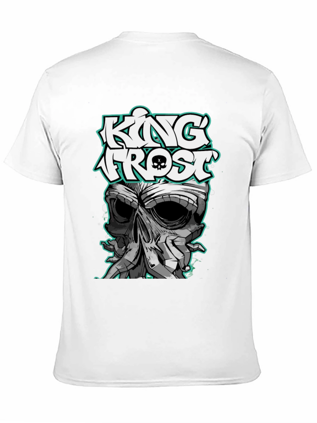 King Frost Skull Graphic T-Shirt - Mens Black Tee