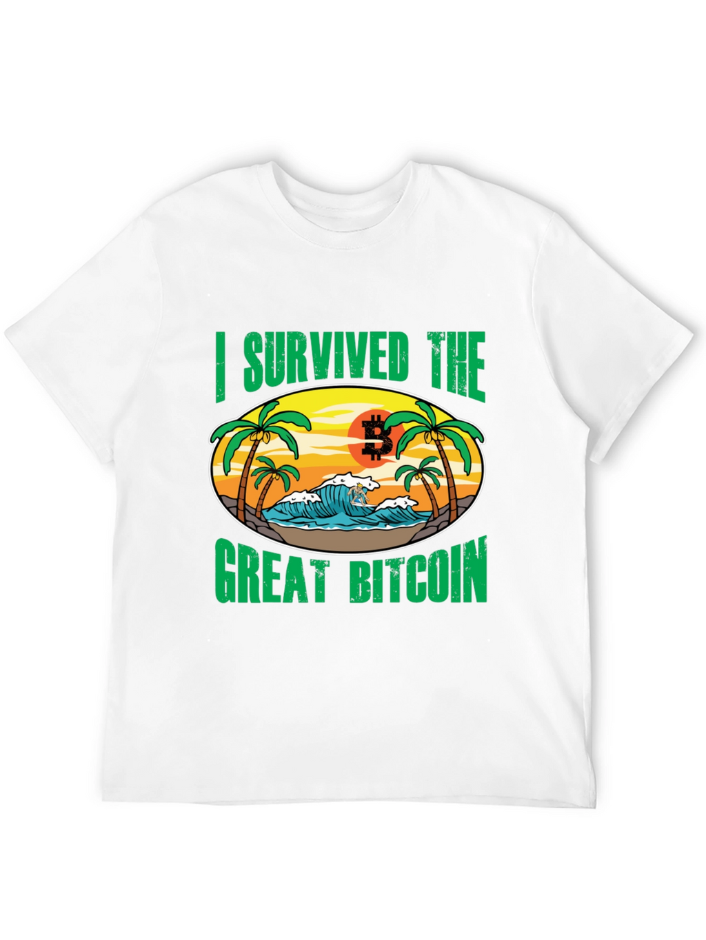 I Survived the Great Bitcoin T-Shirt