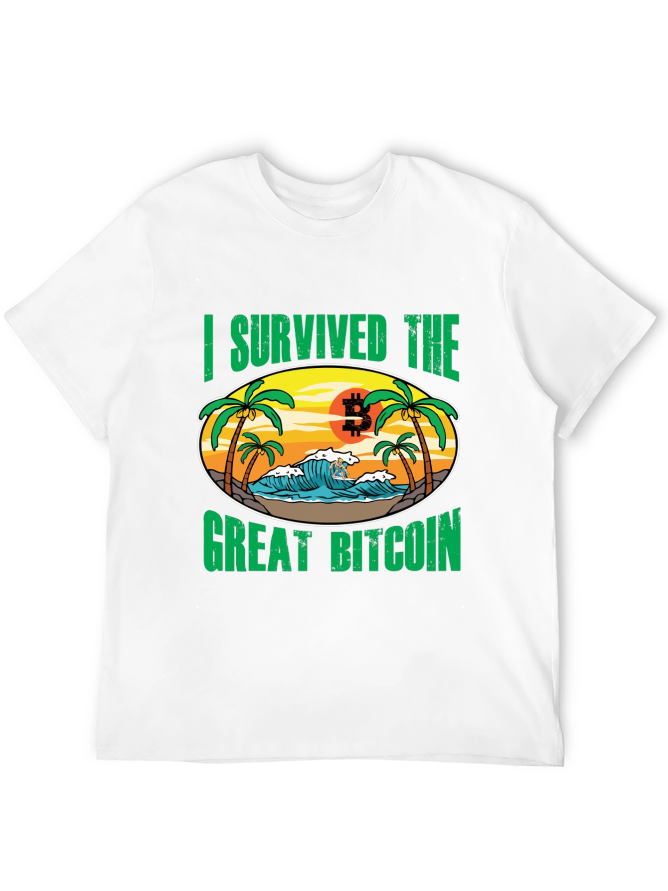 I Survived the Great Bitcoin T-Shirt