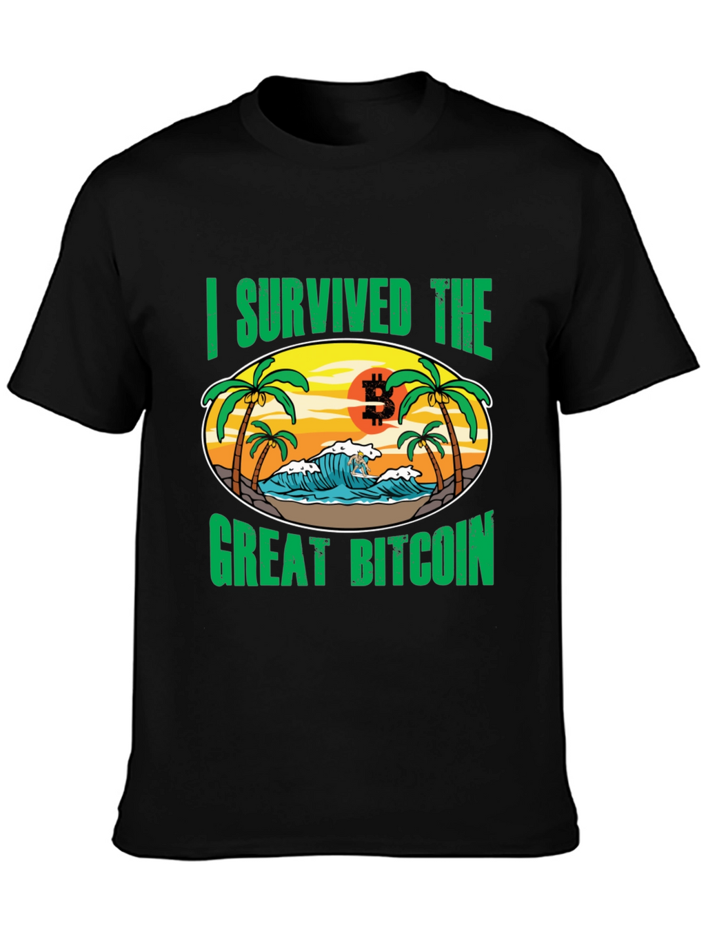 I Survived the Great Bitcoin T-Shirt