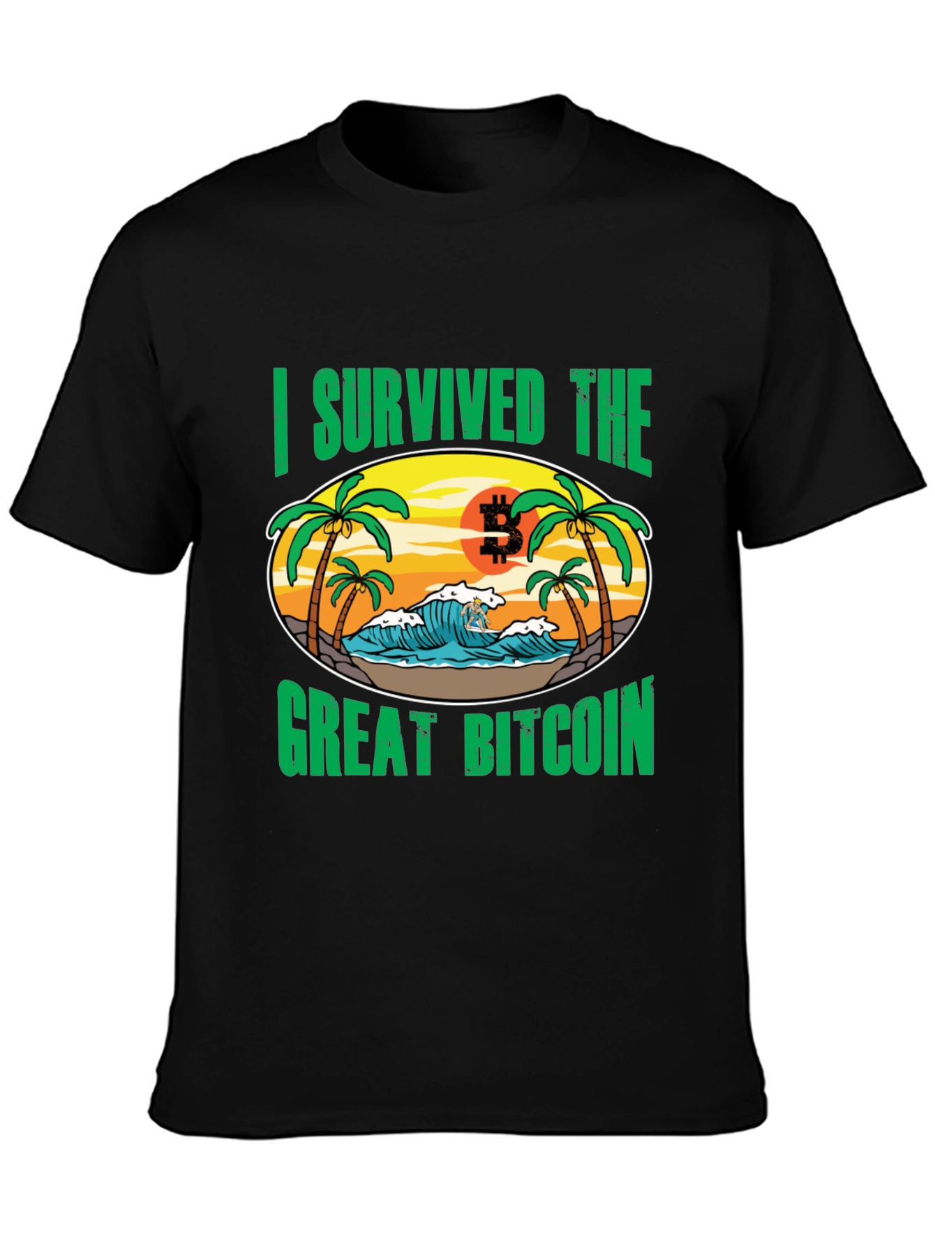 I Survived the Great Bitcoin T-Shirt