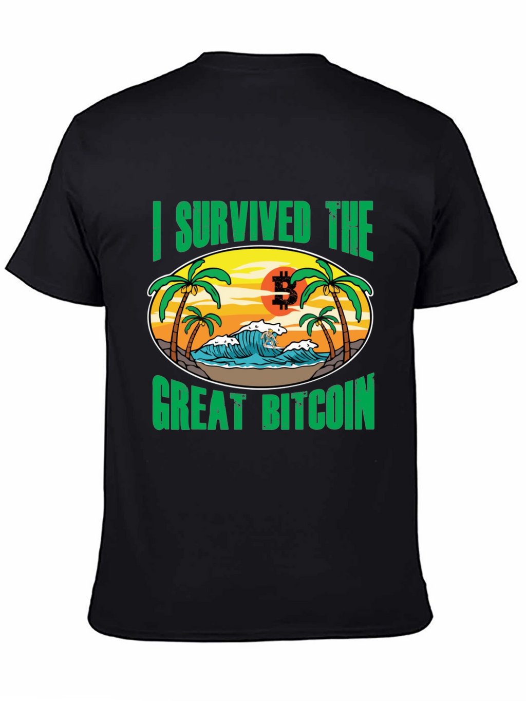 I Survived the Great Bitcoin T-Shirt
