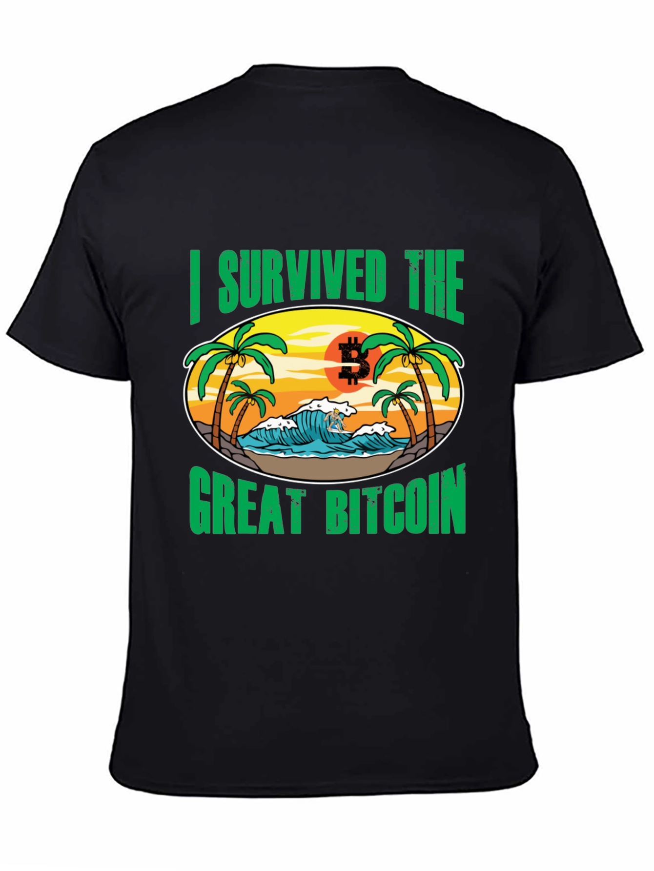 I Survived the Great Bitcoin T-Shirt