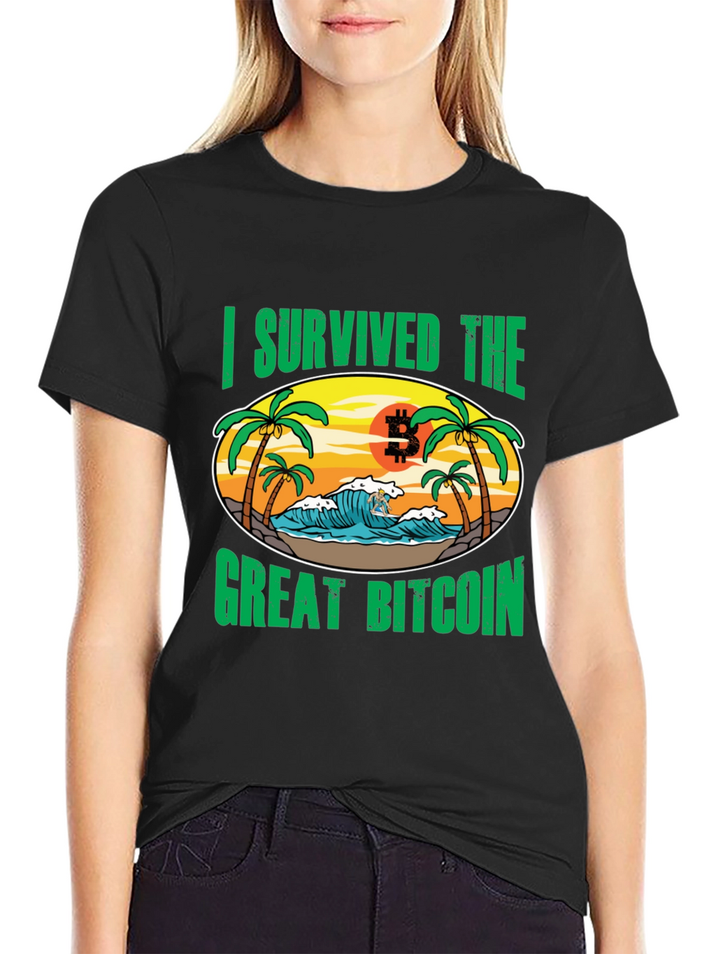 I Survived the Great Bitcoin T-Shirt