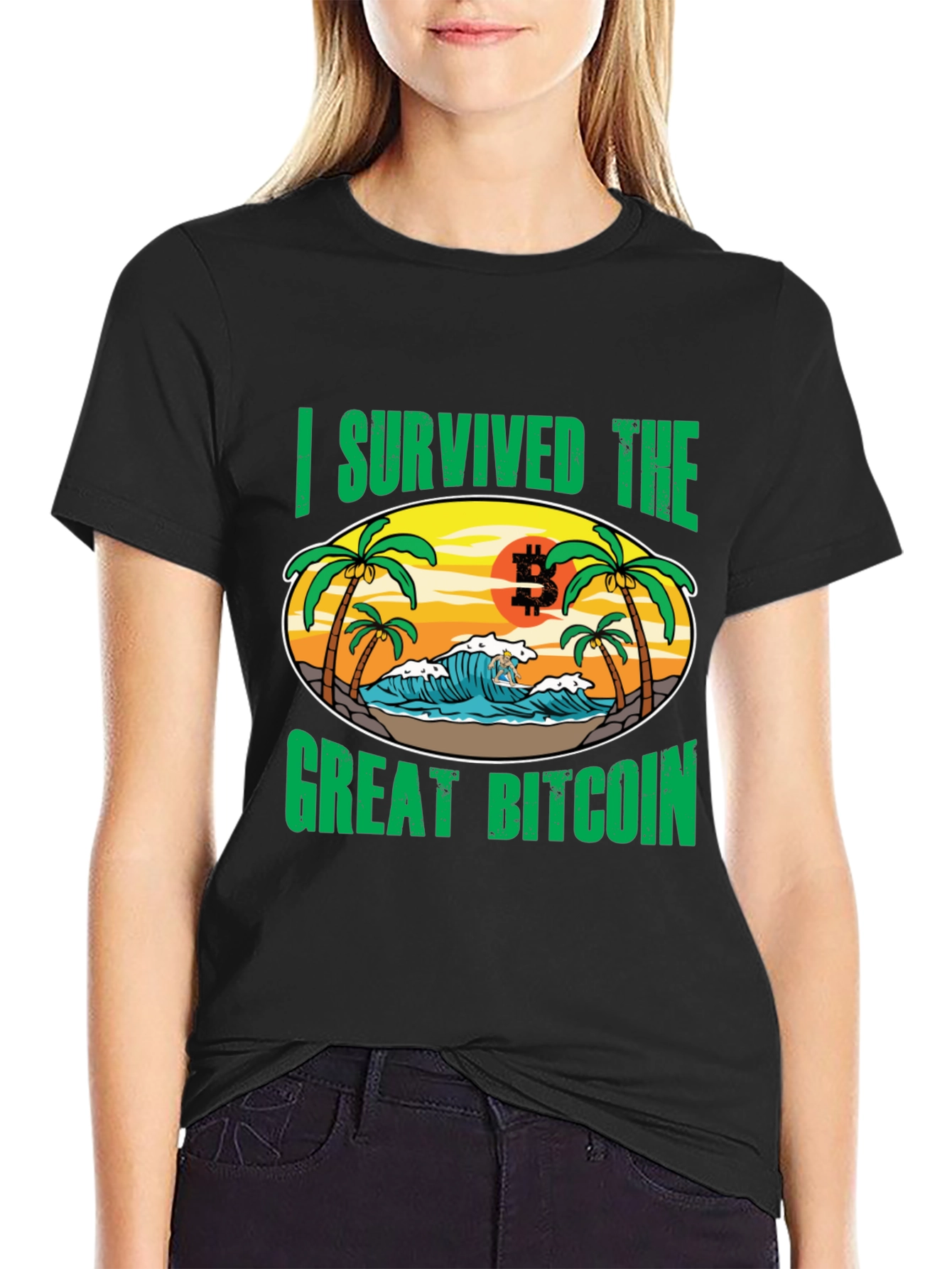 I Survived the Great Bitcoin T-Shirt