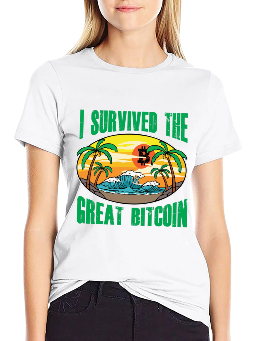 I Survived the Great Bitcoin T-Shirt