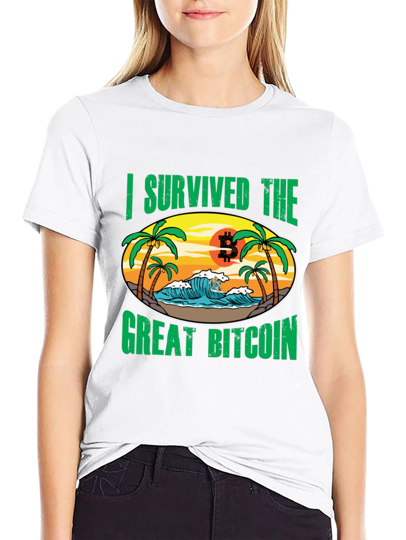I Survived the Great Bitcoin T-Shirt