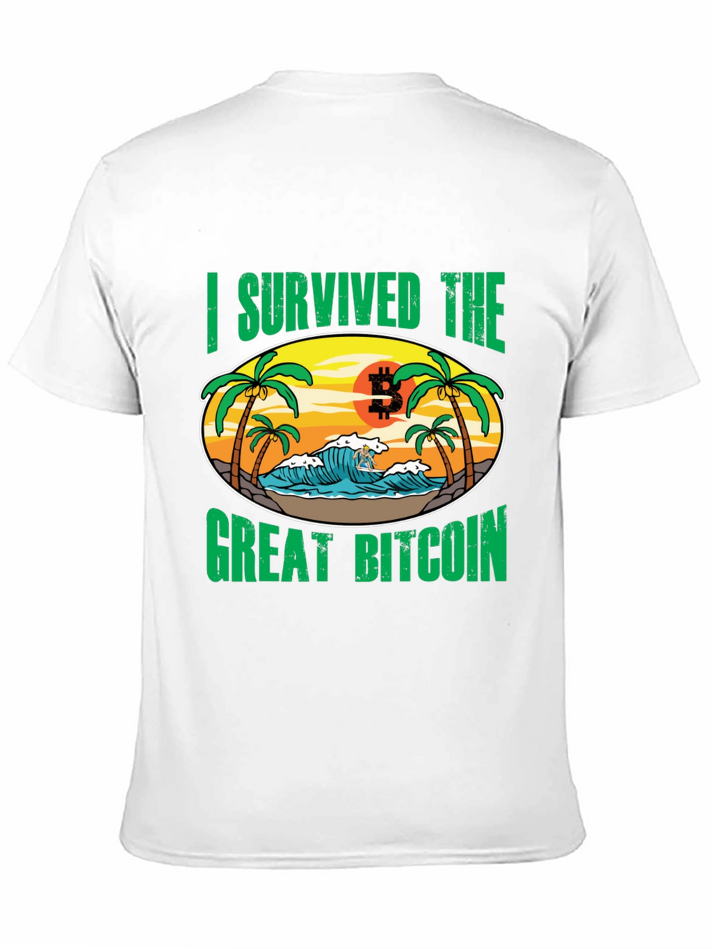 I Survived the Great Bitcoin T-Shirt