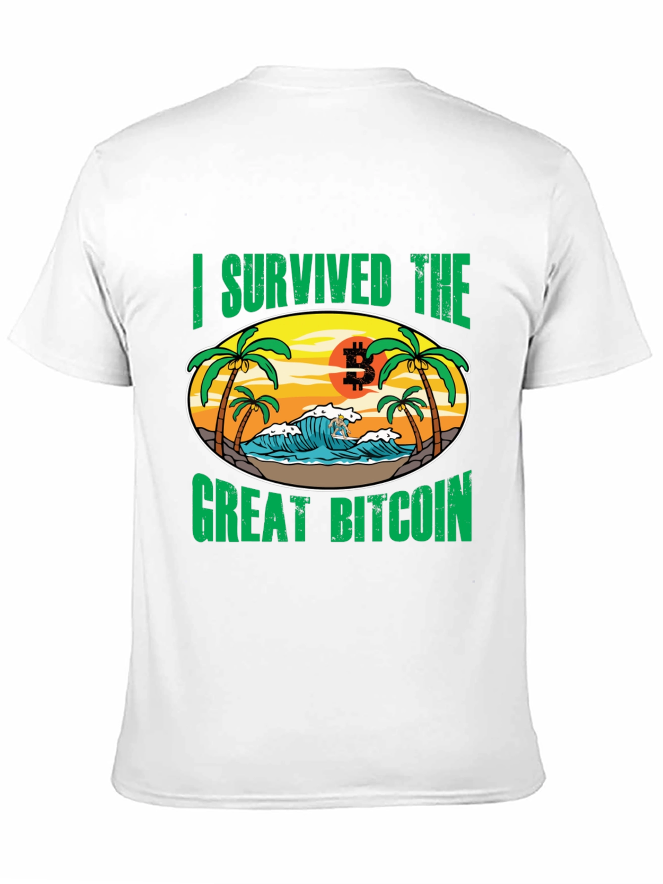 I Survived the Great Bitcoin T-Shirt