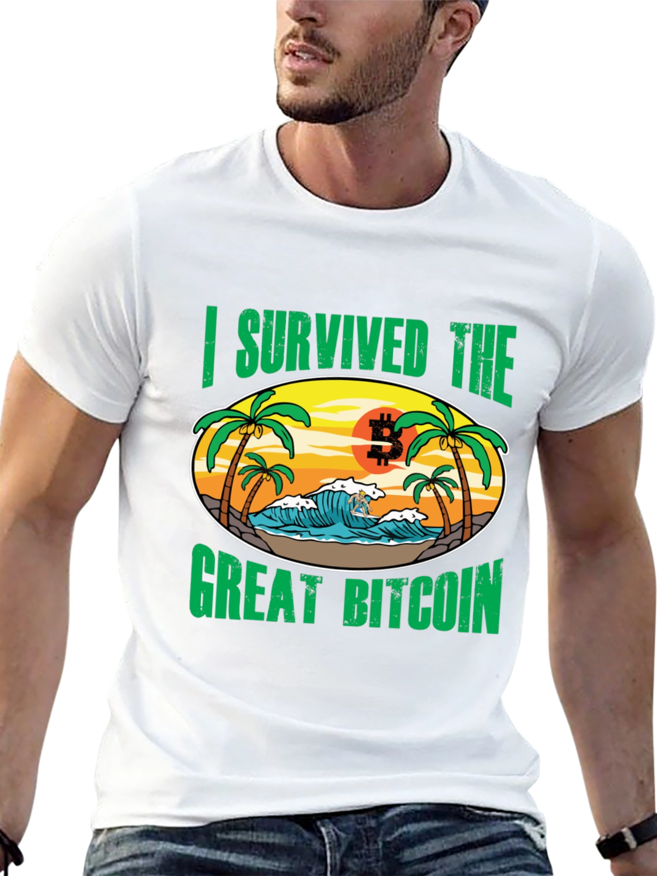 I Survived the Great Bitcoin T-Shirt