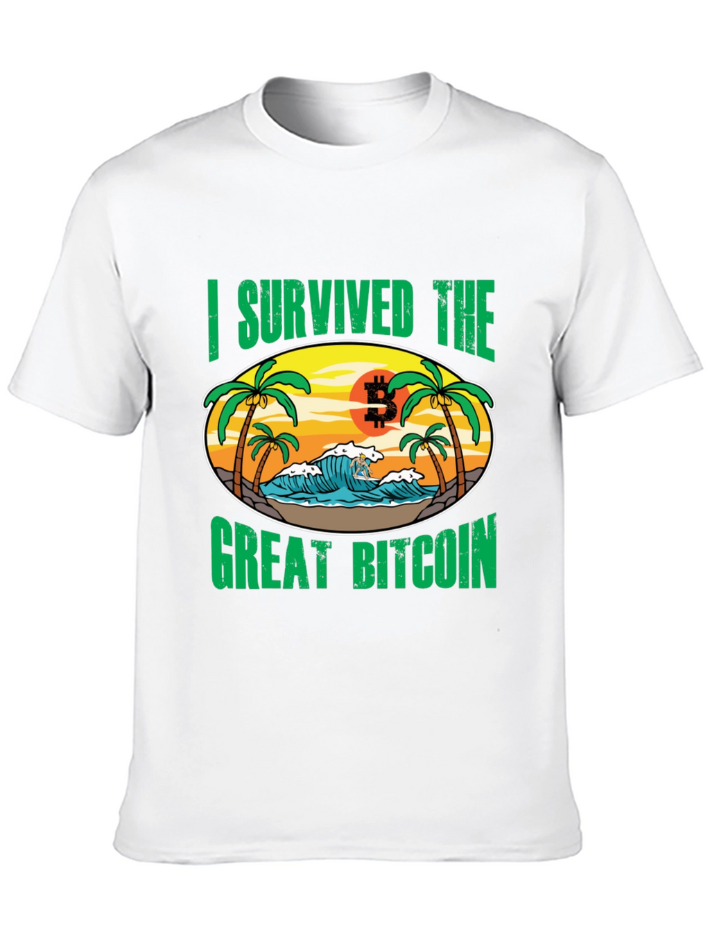 I Survived the Great Bitcoin T-Shirt
