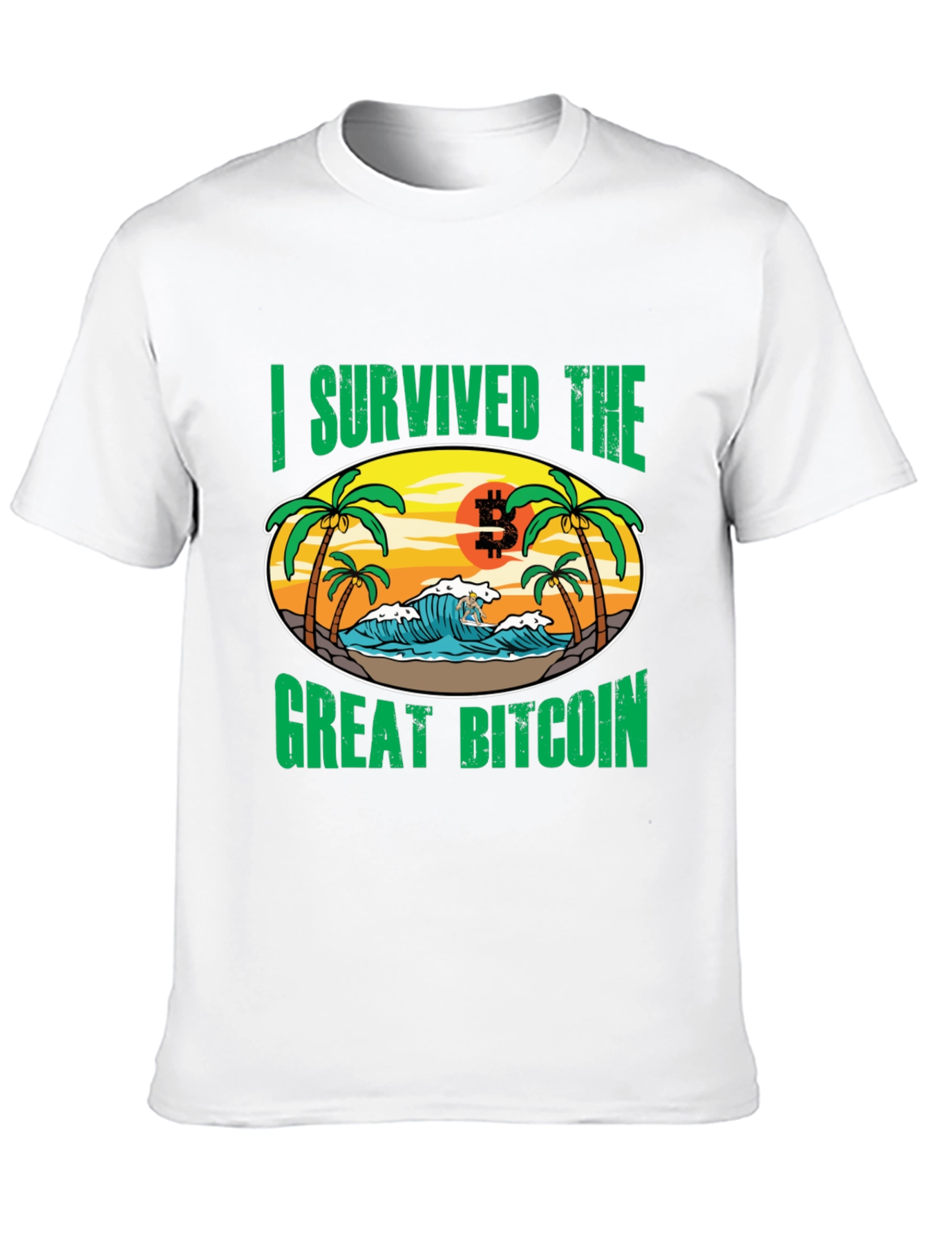 I Survived the Great Bitcoin T-Shirt