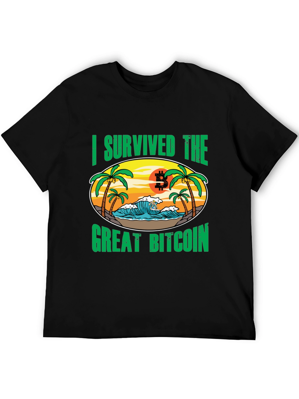 I Survived the Great Bitcoin T-Shirt