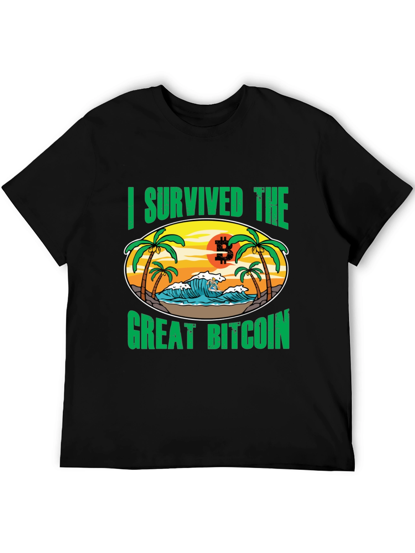 I Survived the Great Bitcoin T-Shirt