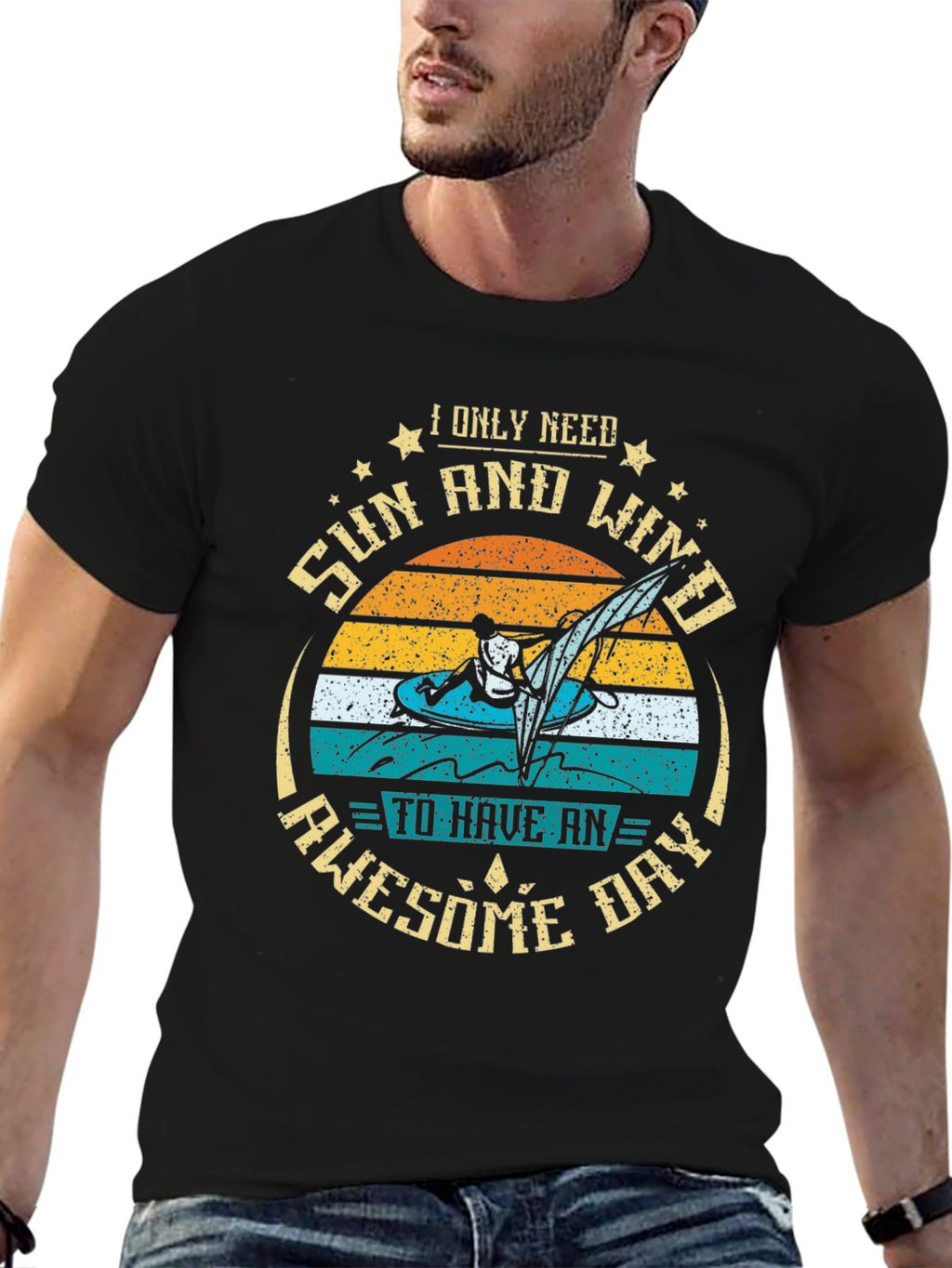 Sun & Wind T-Shirt: Awesome Day Vibes