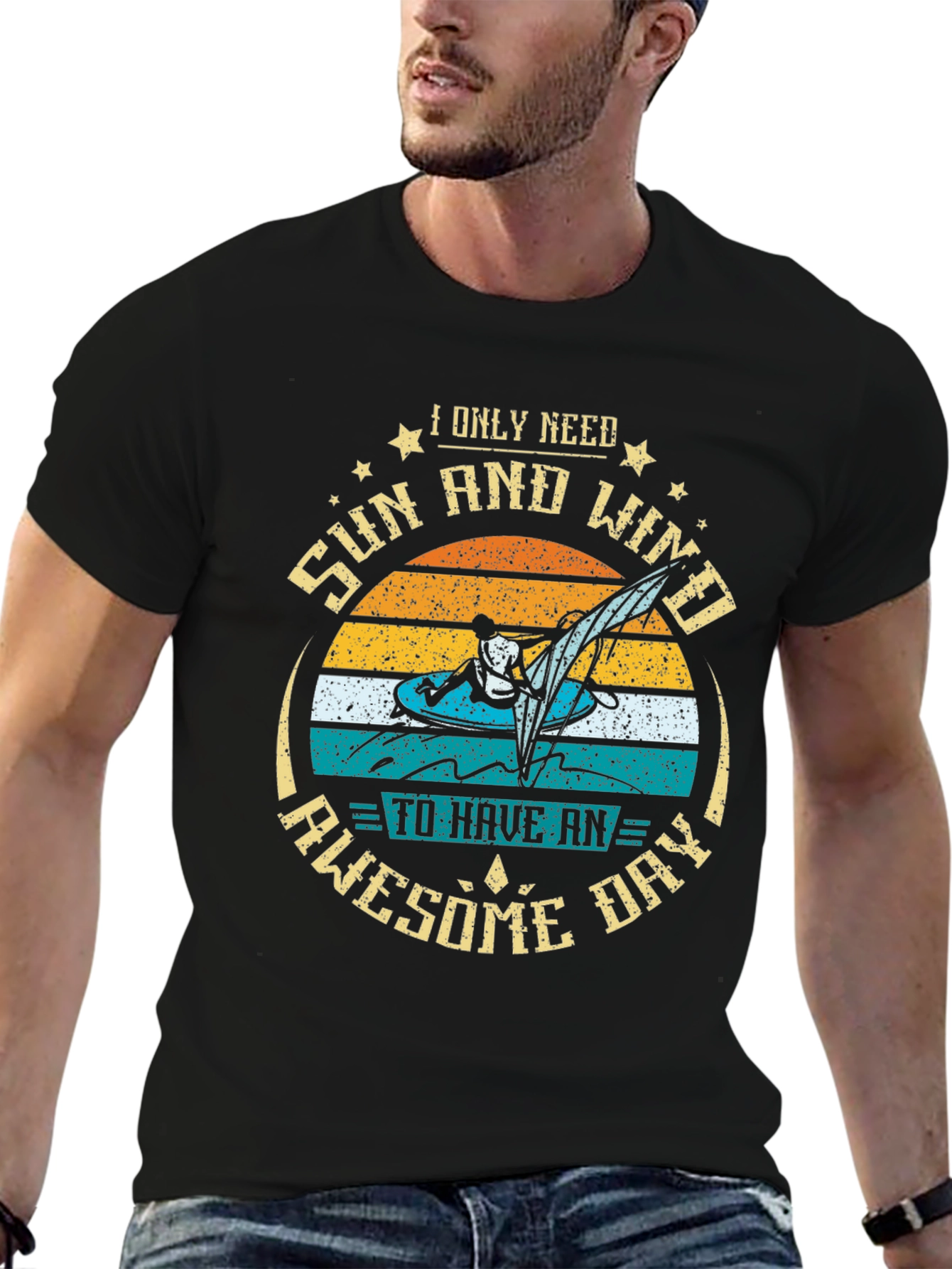 Sun & Wind T-Shirt: Awesome Day Vibes
