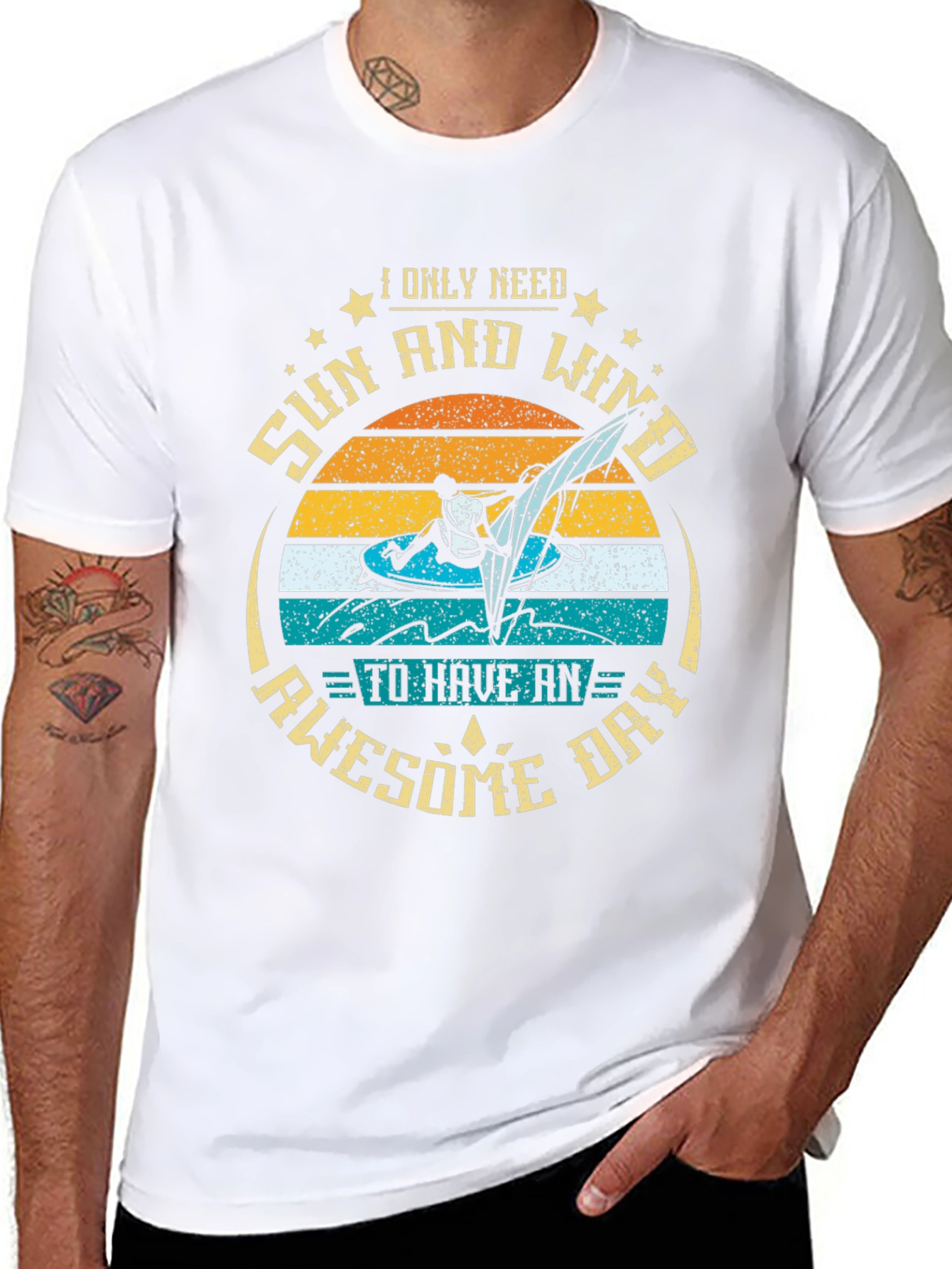 Sun & Wind T-Shirt: Awesome Day Vibes