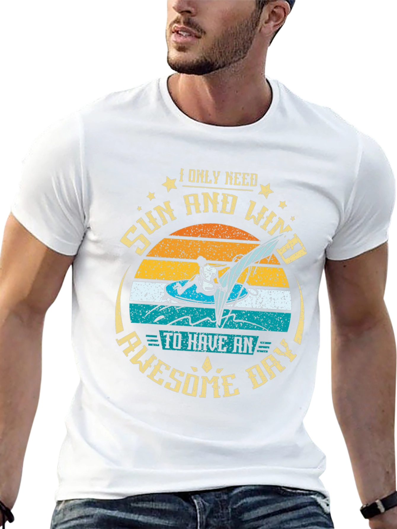Sun & Wind T-Shirt: Awesome Day Vibes