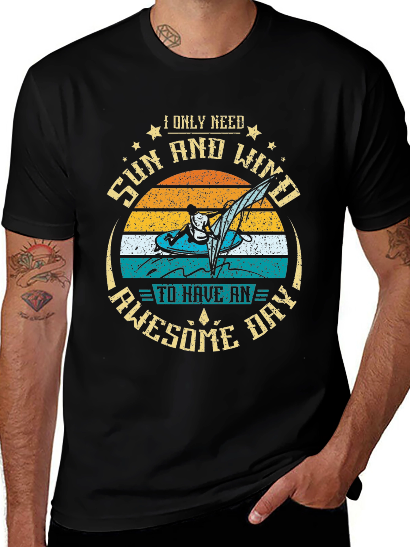 Sun & Wind T-Shirt: Awesome Day Vibes