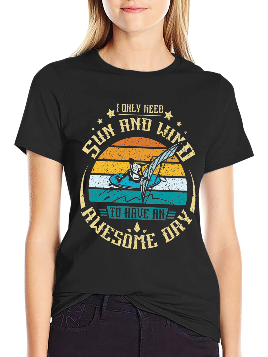 Sun & Wind T-Shirt: Awesome Day Vibes