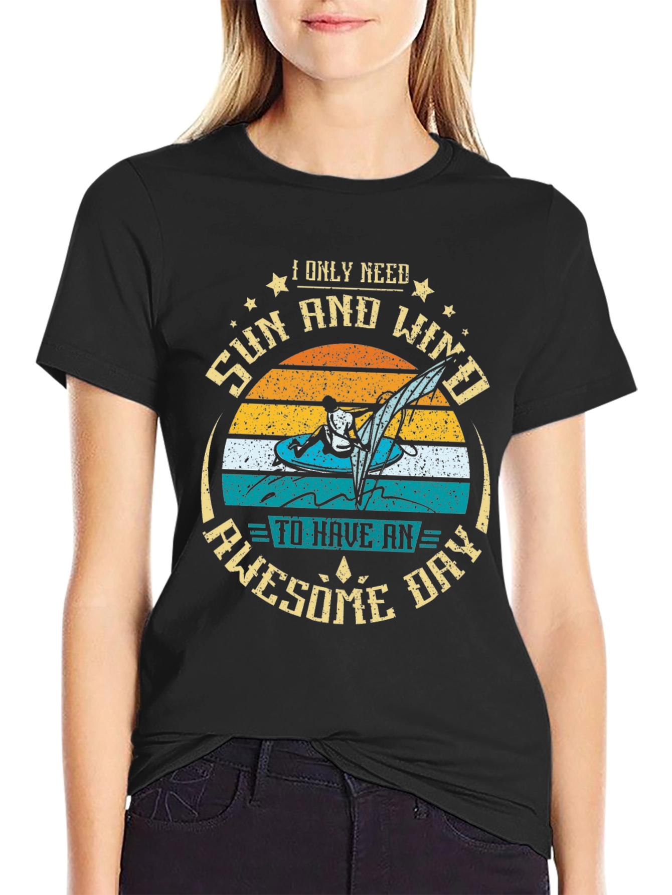 Sun & Wind T-Shirt: Awesome Day Vibes