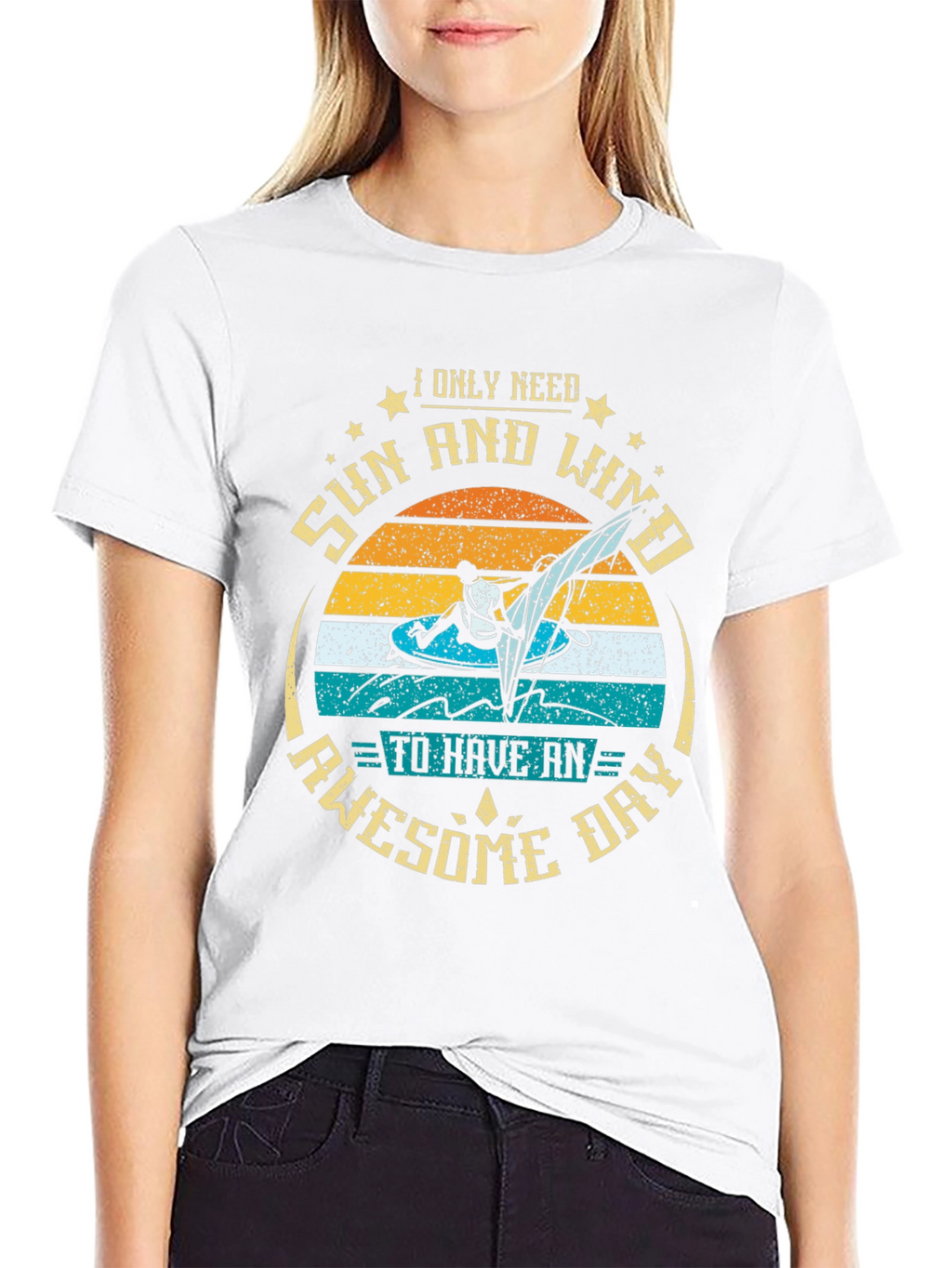 Sun & Wind T-Shirt: Awesome Day Vibes