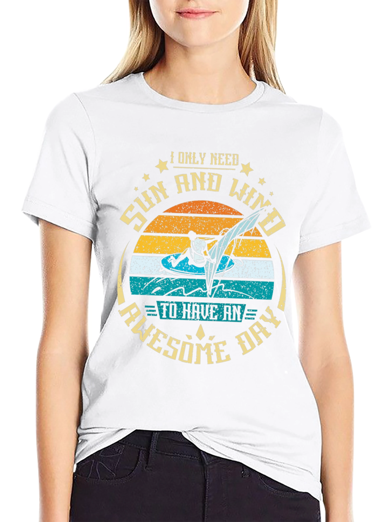 Sun & Wind T-Shirt: Awesome Day Vibes