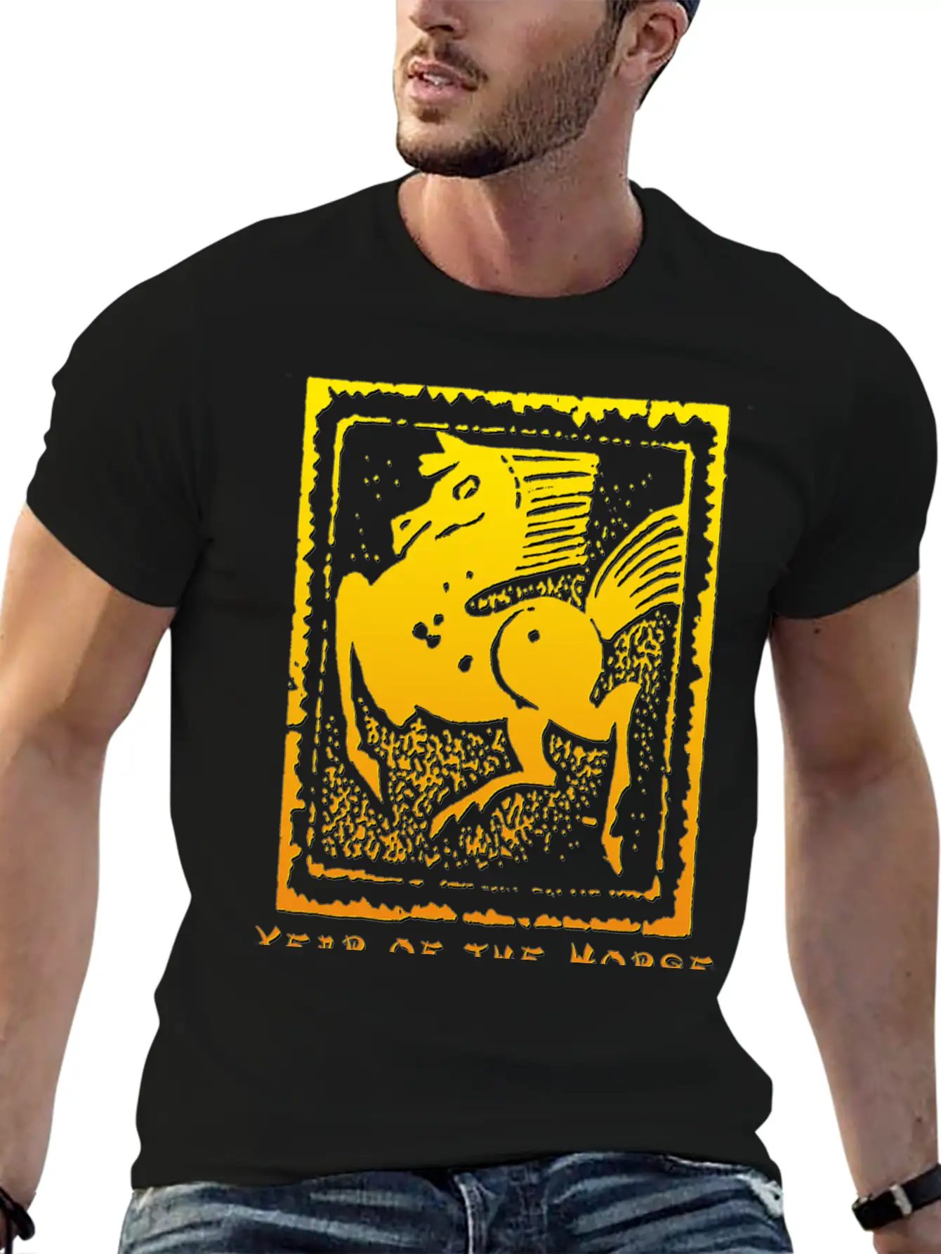 Year Of The Horse Unisex Short Sleeve Soft Cotton T-Shirt – Casual Everyday Wear