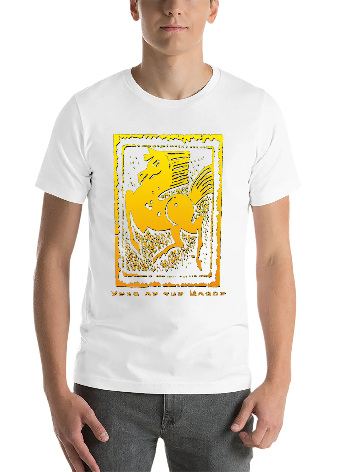 Year Of The Horse Unisex Short Sleeve Soft Cotton T-Shirt – Casual Everyday Wear