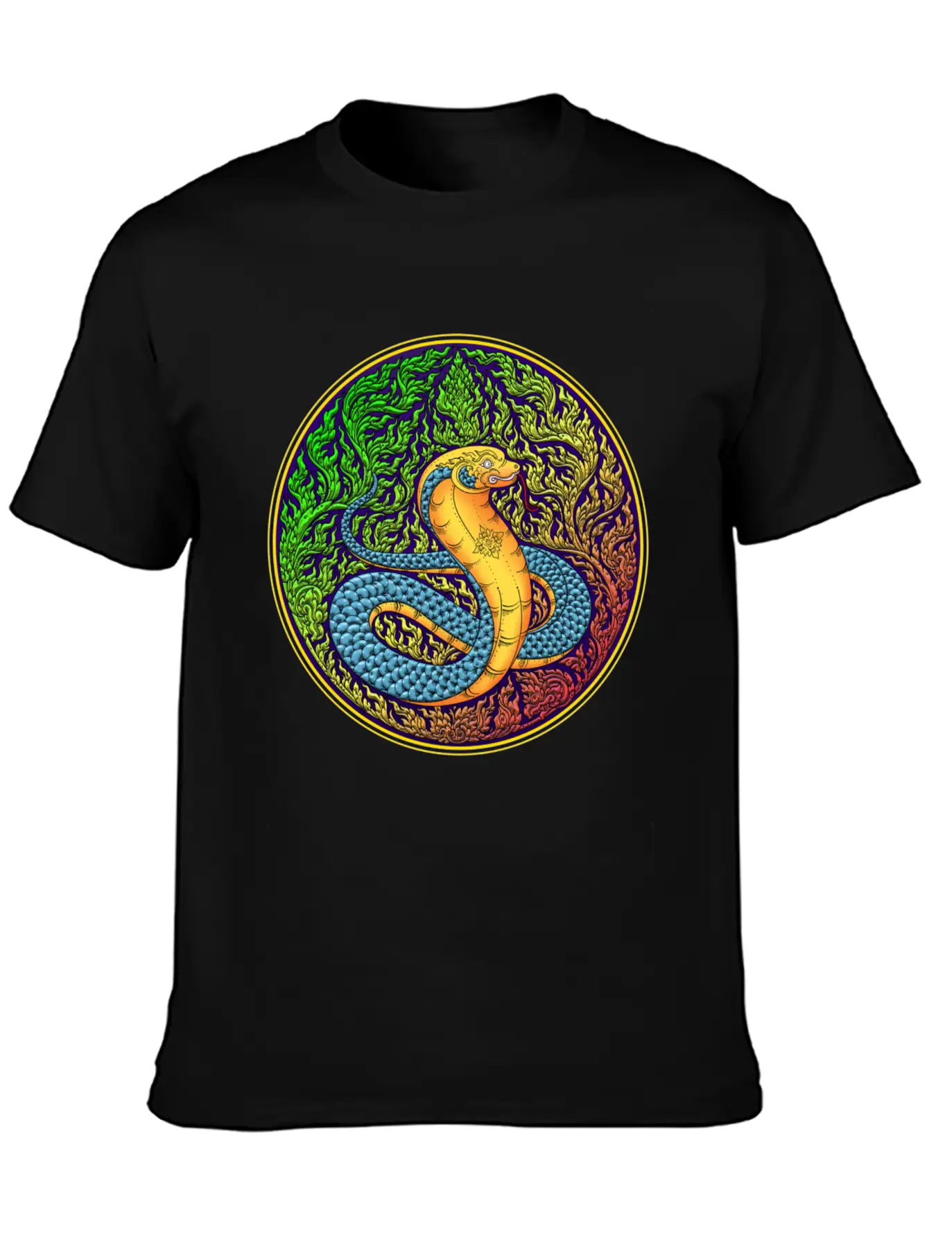 Year Of The Thai Zodiac, Year Of The Snake. Unisex Short Sleeve Soft Cotton T-Shirt – Casual Everyday Wear