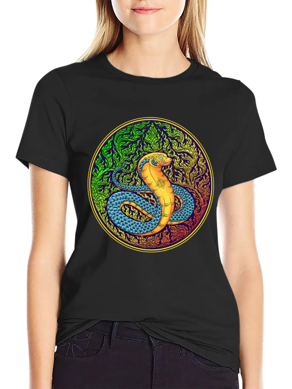 Year Of The Thai Zodiac, Year Of The Snake. Unisex Short Sleeve Soft Cotton T-Shirt – Casual Everyday Wear