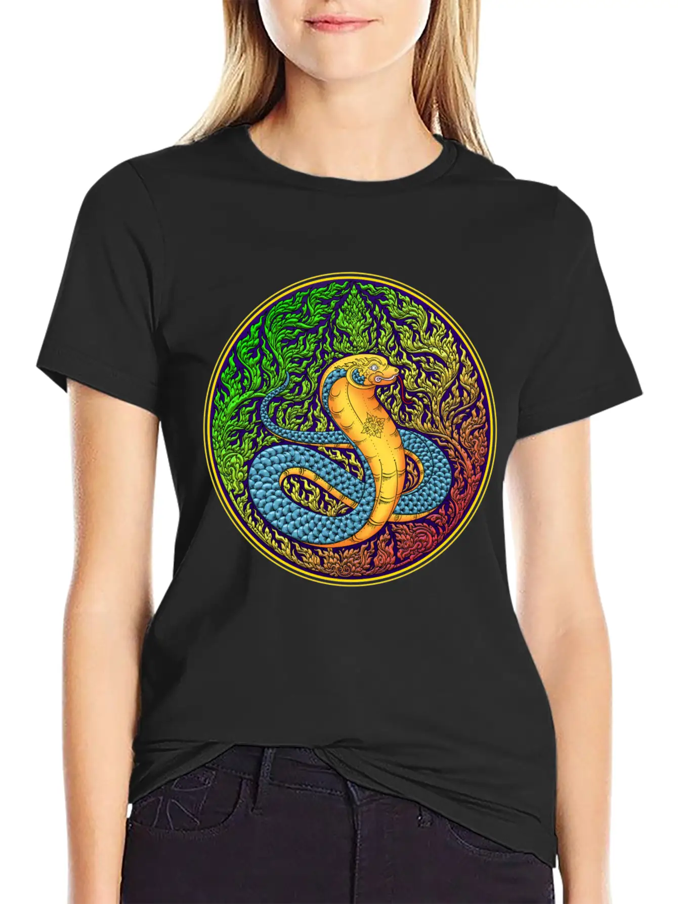 Year Of The Thai Zodiac, Year Of The Snake. Unisex Short Sleeve Soft Cotton T-Shirt – Casual Everyday Wear
