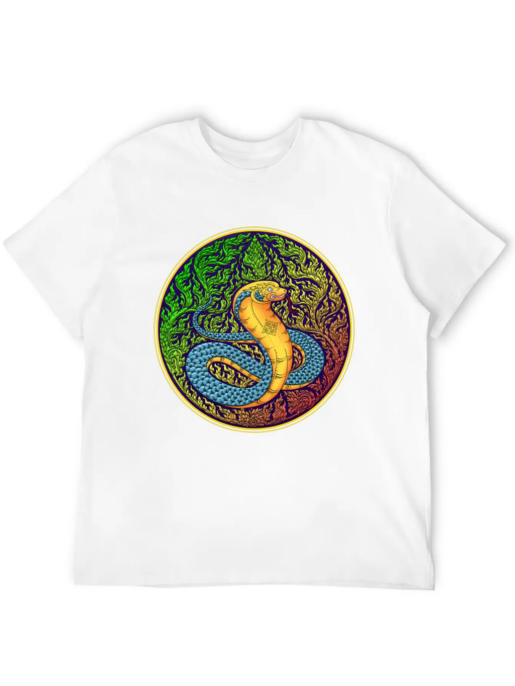 Year Of The Thai Zodiac, Year Of The Snake. Unisex Short Sleeve Soft Cotton T-Shirt – Casual Everyday Wear