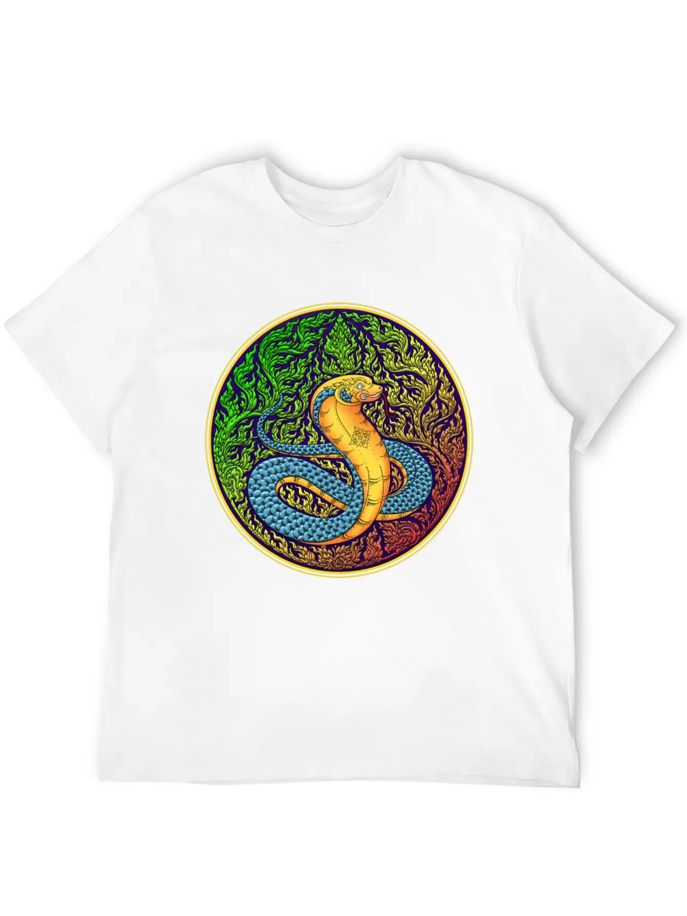 Year Of The Thai Zodiac, Year Of The Snake. Unisex Short Sleeve Soft Cotton T-Shirt – Casual Everyday Wear
