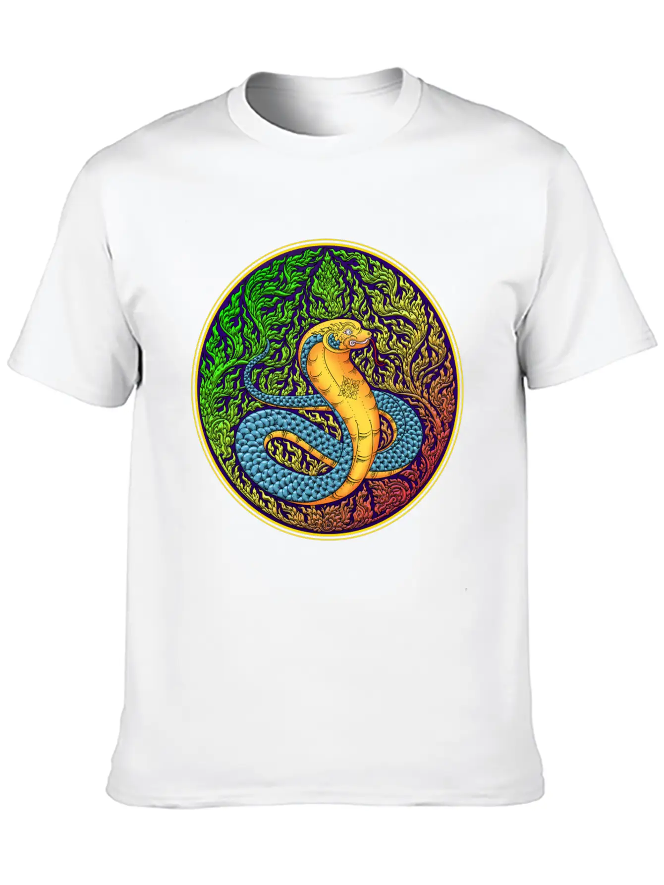 Year Of The Thai Zodiac, Year Of The Snake. Unisex Short Sleeve Soft Cotton T-Shirt – Casual Everyday Wear