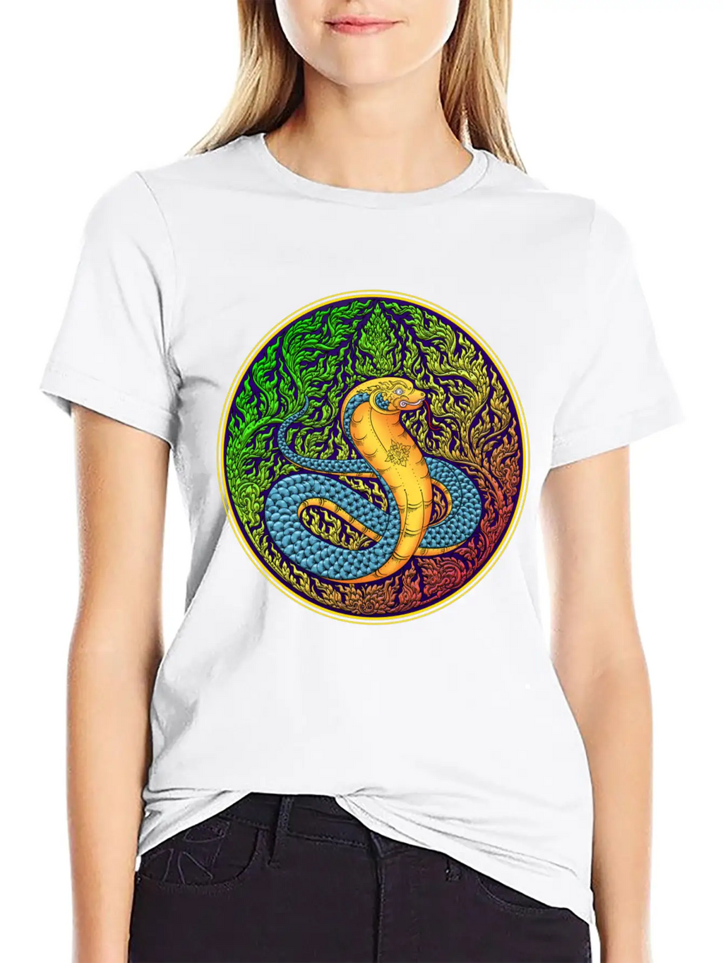 Year Of The Thai Zodiac, Year Of The Snake. Unisex Short Sleeve Soft Cotton T-Shirt – Casual Everyday Wear