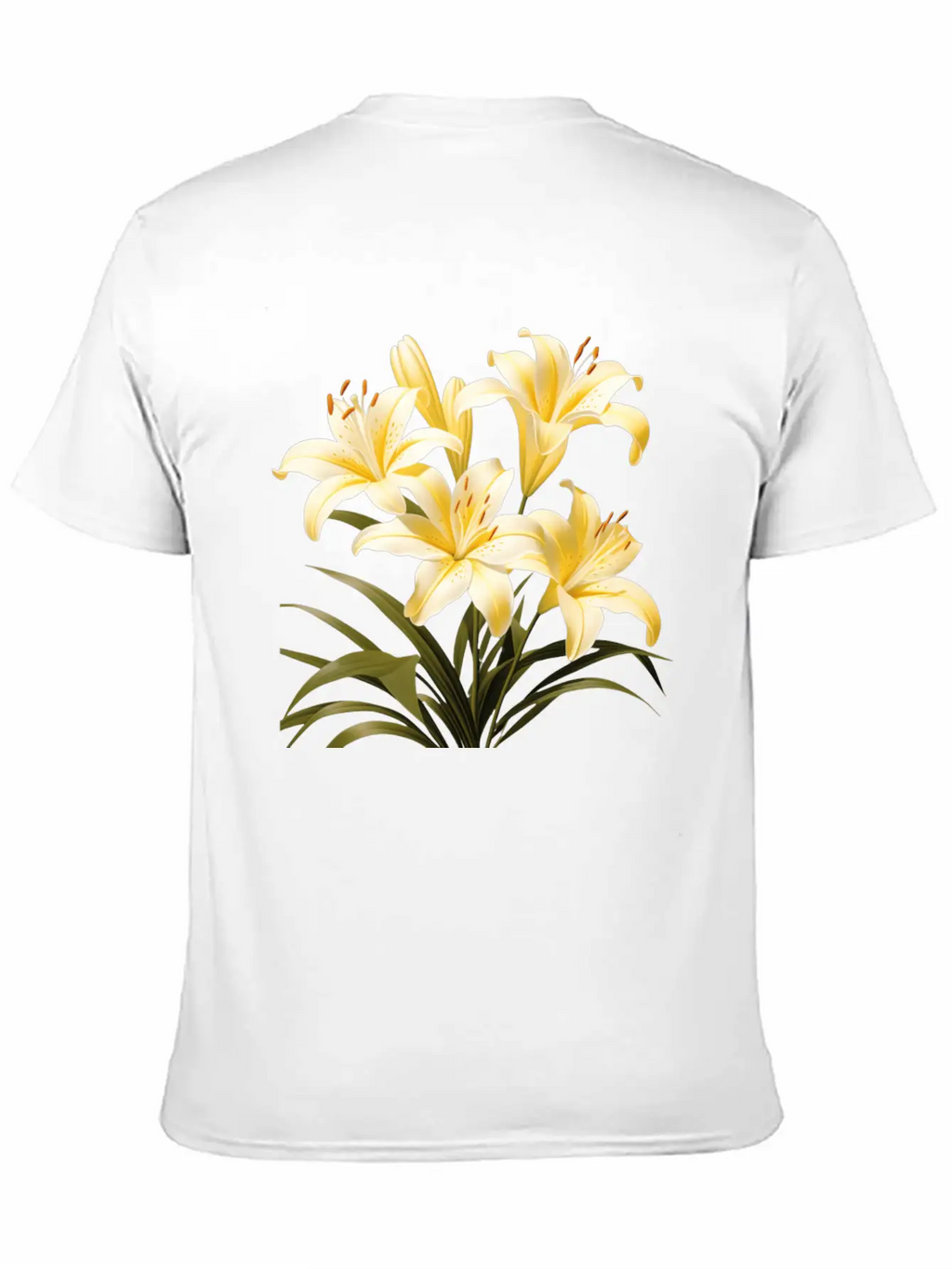 Yellow Lily Bouquet Stylish Everyday T-Shirt – Unisex Basic Cotton Tee