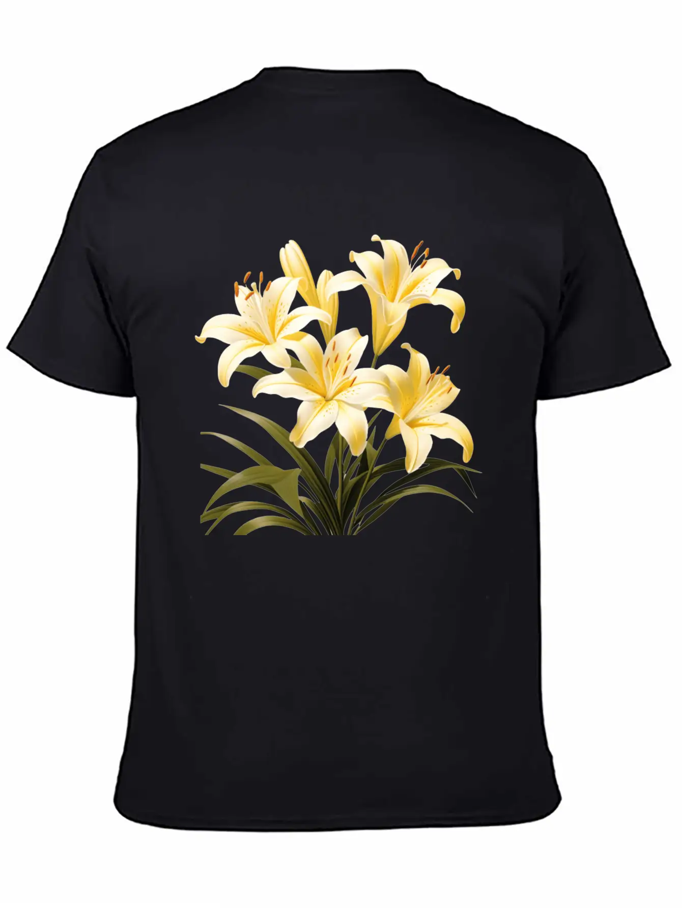 Yellow Lily Bouquet Stylish Everyday T-Shirt – Unisex Basic Cotton Tee