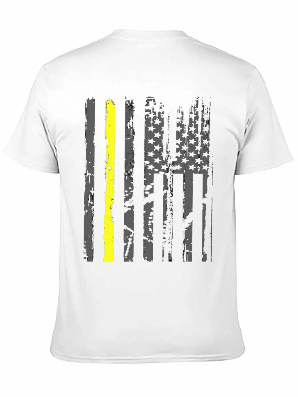 Yellow Line Towing American Flag Tow Truck Driver Unisex Casual T-Shirt – Clean Design For Daily Comfort