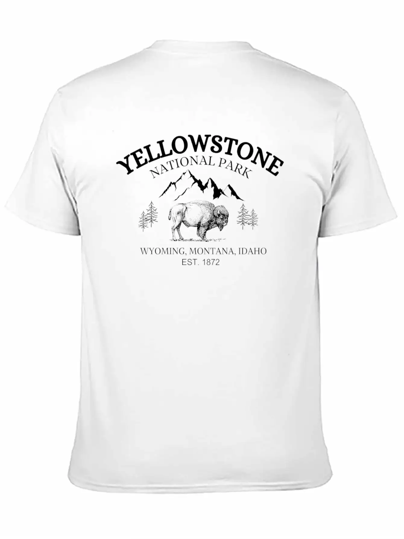 Yellowstone National Park Unisex Casual T-Shirt – Clean Design For Daily Comfort