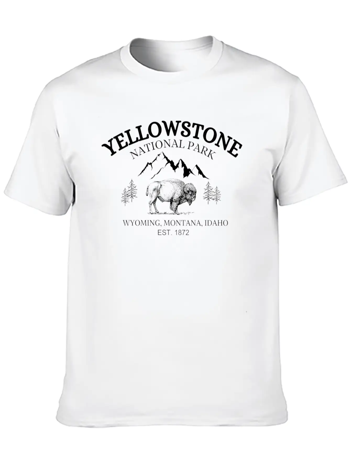 Yellowstone National Park Unisex Casual T-Shirt – Clean Design For Daily Comfort