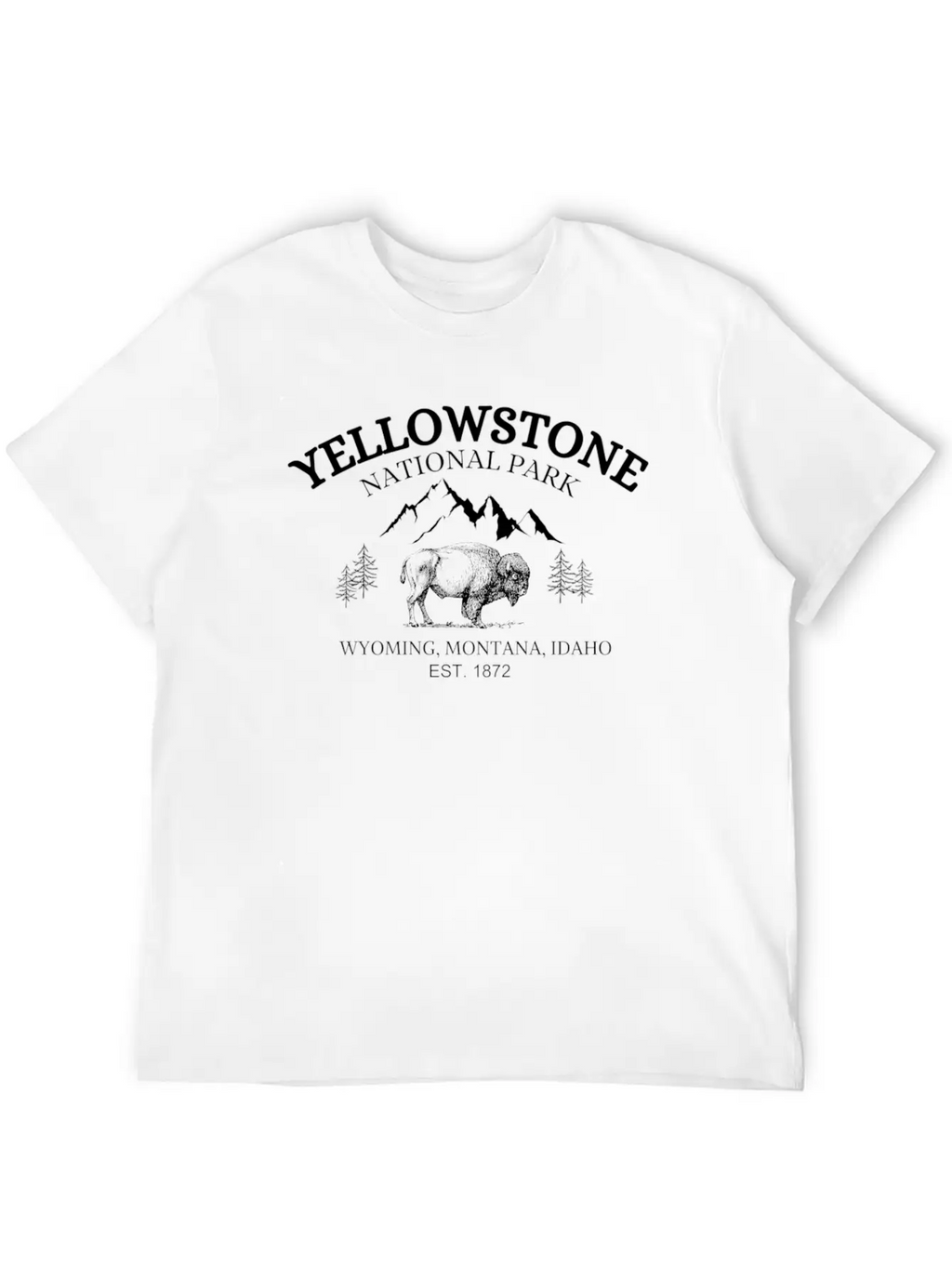 Yellowstone National Park Unisex Casual T-Shirt – Clean Design For Daily Comfort