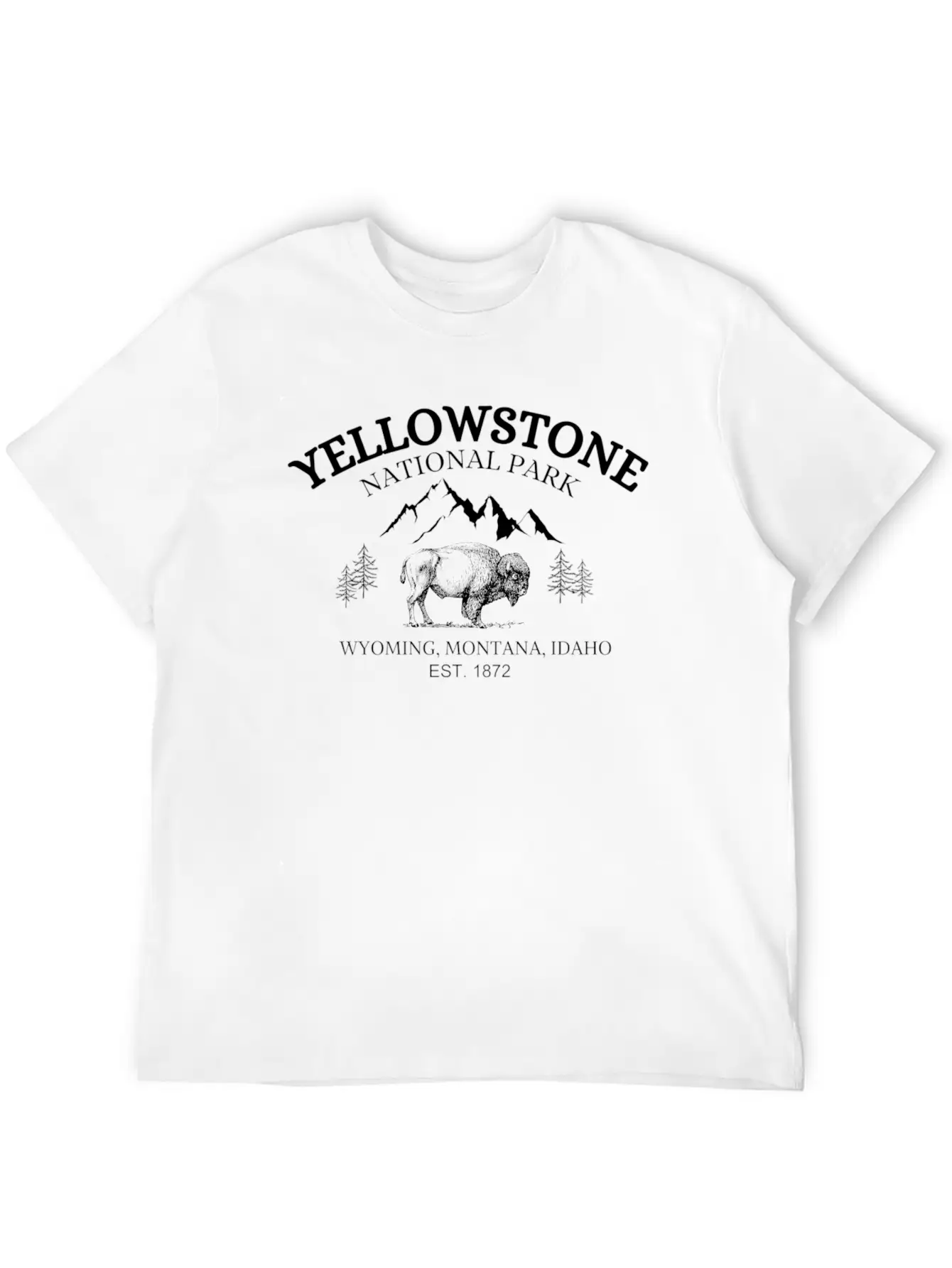 Yellowstone National Park Unisex Casual T-Shirt – Clean Design For Daily Comfort