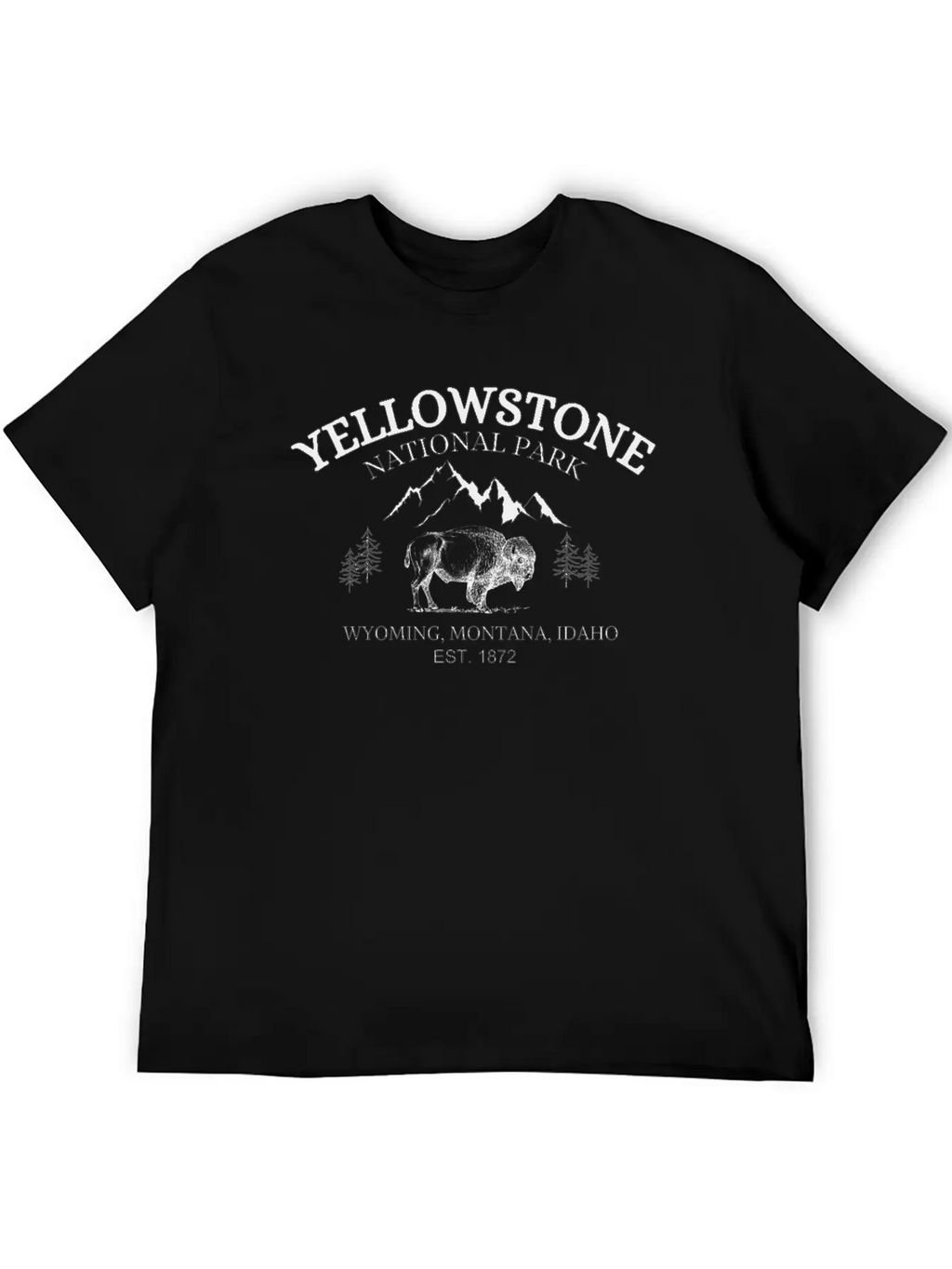Yellowstone National Park Unisex Casual T-Shirt – Clean Design For Daily Comfort